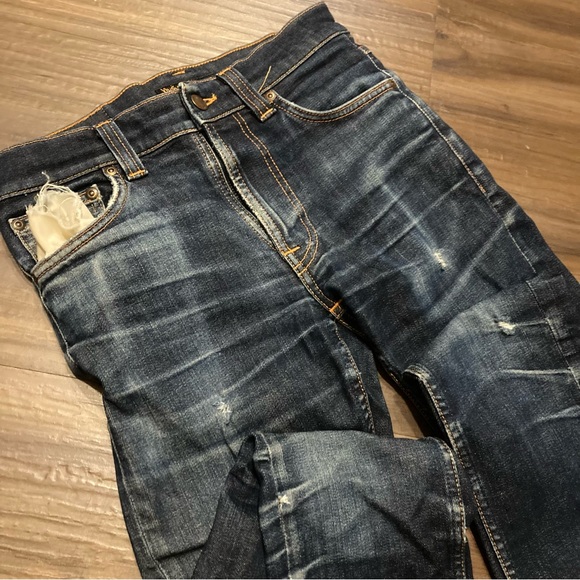 Two Pairs Worn Nudie Jeans - Picture 12 of 12